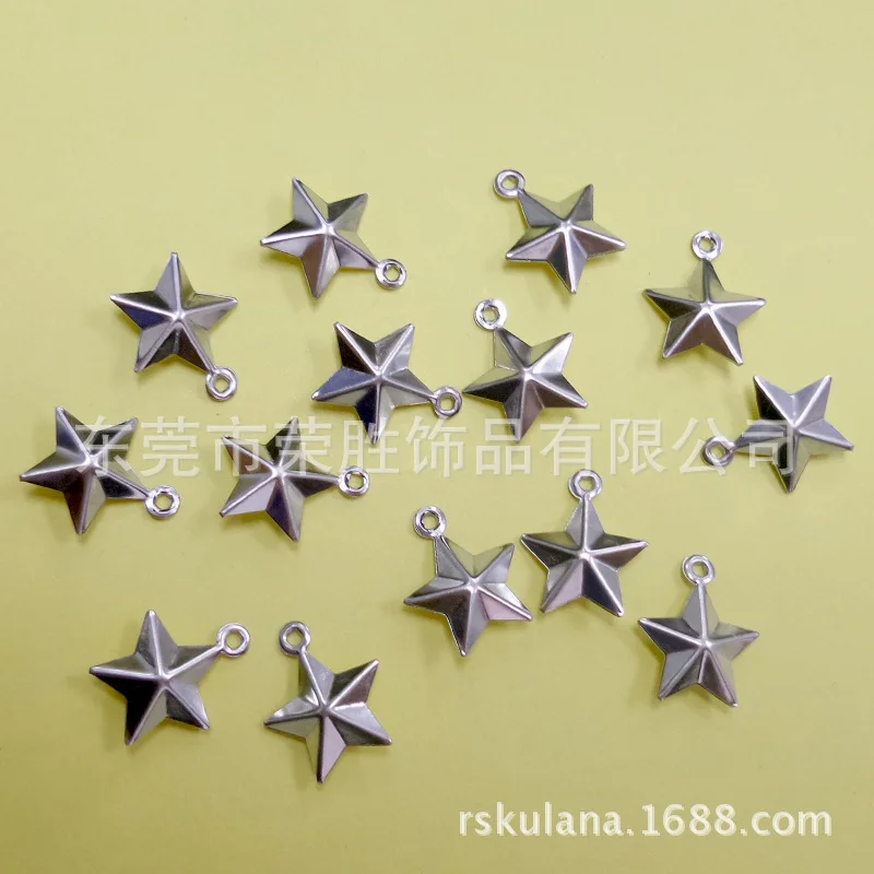 316L нержавеющая сталь орнамент аксессуары DIY аксессуары пятиконечная звезда висячие украшения браслеты, подвесные колье
