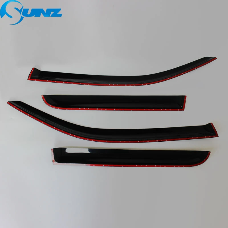 Black wind  Visor for HYUNDAI SANTAFE 2014 side window deflectors rain guards for HYUNDAI SANTAFE 2014 SUNZ