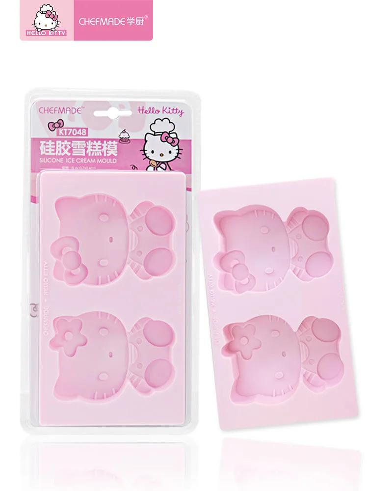 Hello kitty силиконовая форма подлинный авторизованный силиконовый мороженое