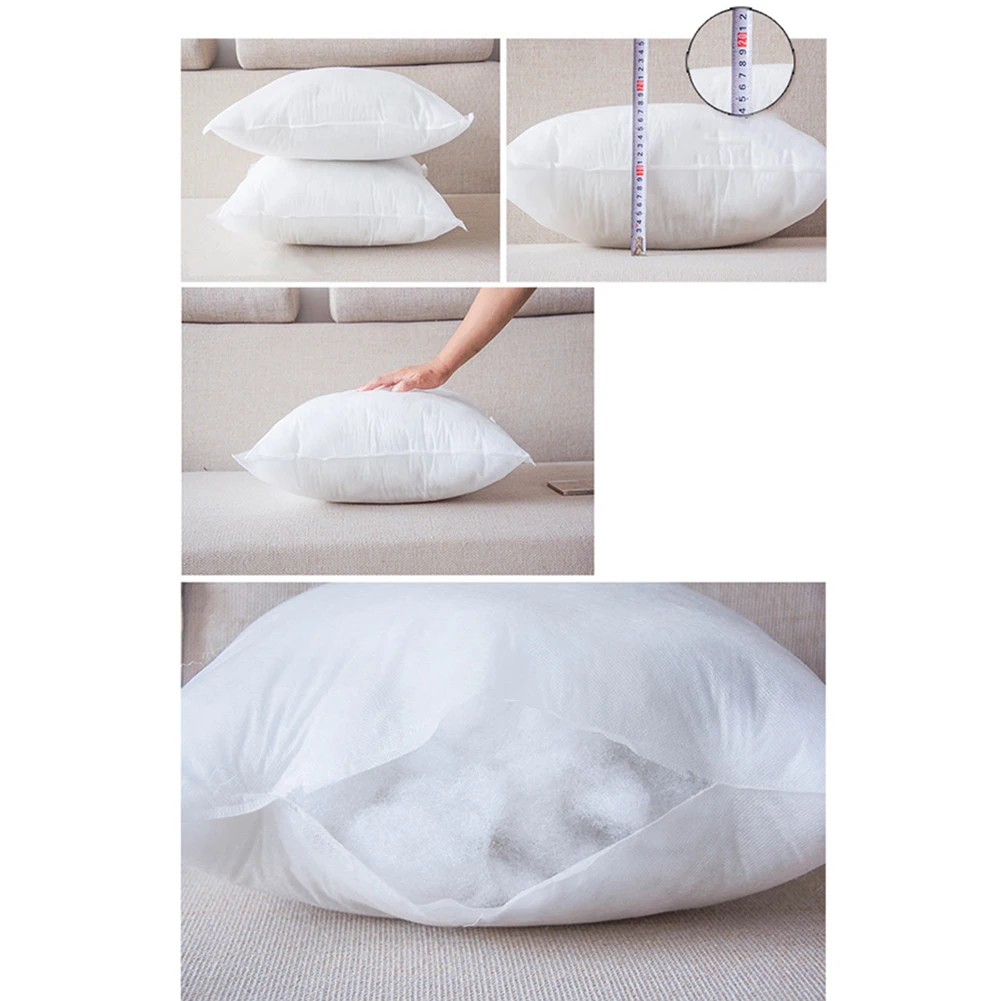 Рождественская чистая подушка с сердечником, мягкая подушка для головы, внутренний наполнитель из полипропилена и хлопка, подушка для ухода, наполнитель, подушка для здоровья, украшение