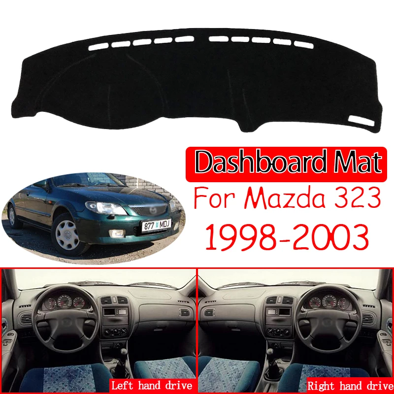 Противоскользящий коврик для Mazda Family 323 1998 ~ 2003 накладка на приборную панель