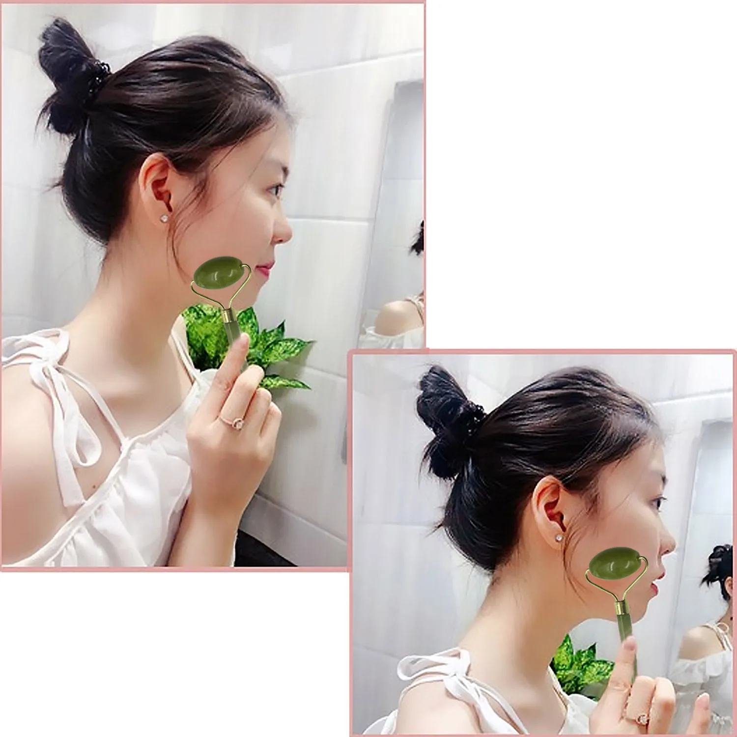 Нефрит для массажа лица 2 шт.| |