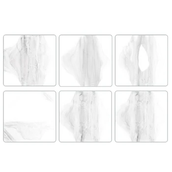 

6 Pcs Placemat Marble Pattern Stripe Mat Table Mats Plate Dish Pads Non-Slip Dishware for Kitchen for Dining Table Decoration