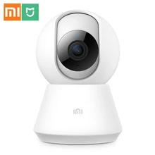Обновленная интеллектуальная ip-камера Xiaomi Mijia 1080 P, поворотная двухсторонняя аудио камера ночного видения 360 °, камера видеонаблюдения для дома