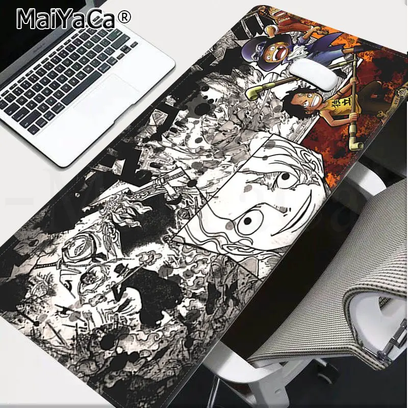 MaiYaCa Печатный цельный мультяшный аниме большой коврик для мыши PC компьютерный коврик скорость/контроль версия большой игровой коврик для мыши - Цвет: Lock Edge 30x80cm