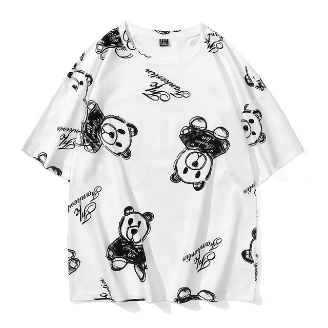 Plus Size 8xl Mens Summer Hot T-Shirts 2021 New Fashion Cartoons Tops Tees Men Casual O-Neck Short Sleeve T-Shirts Men