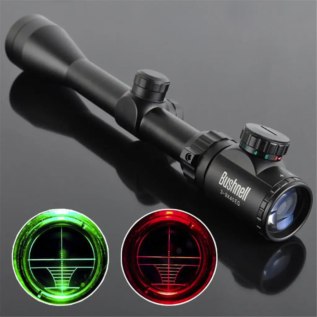 

Perfeclan 3-9X40EG Hunting Rifle Scope Red Green Mil-dot illuminated Scope