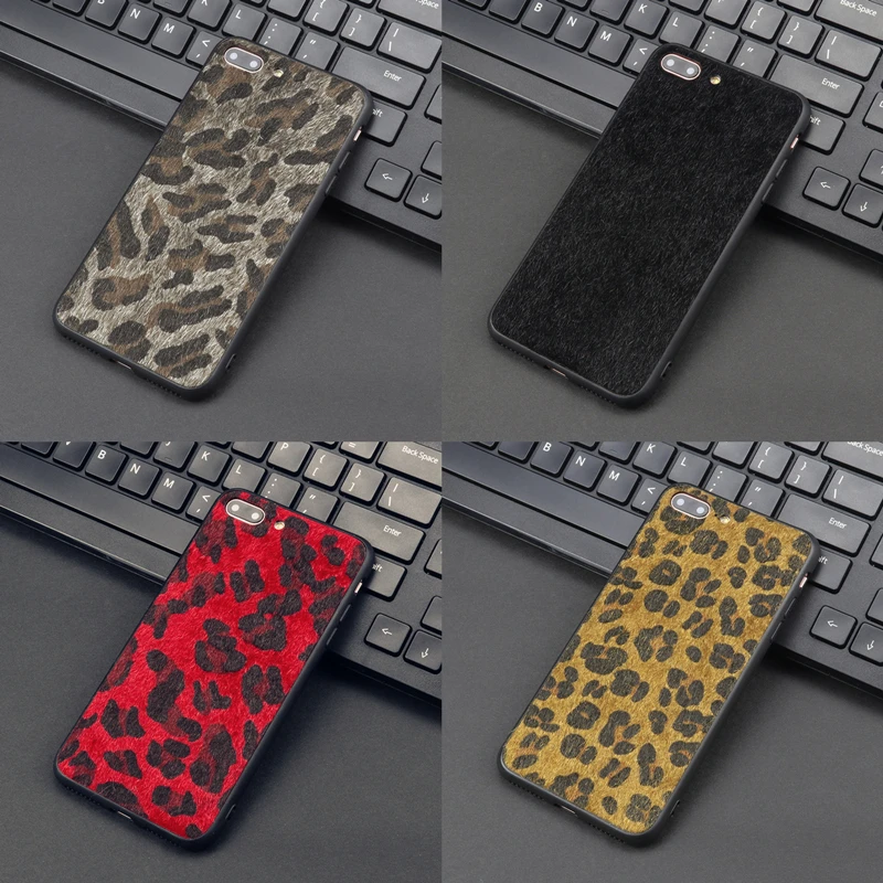 

For Xiaomi Mi A3 A1 A2 Lite mi5x Case Luxury Leopard Print Fur Hairy soft Silicone Cover For Xiaomi Mi 5x 6x a3 Lite funda