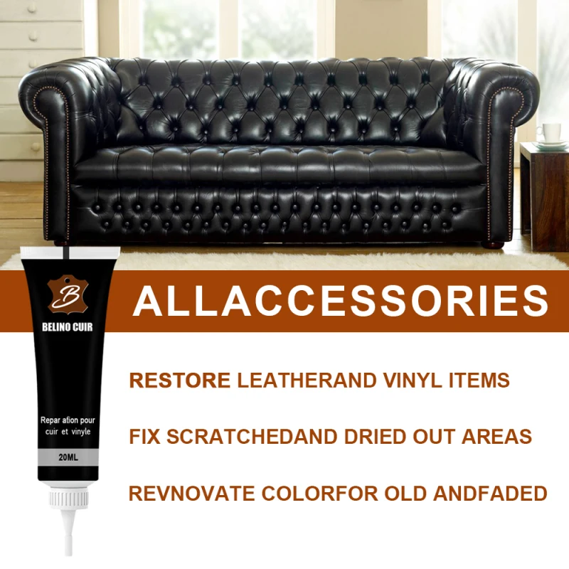 Leather Recoloring Balm Furniture Repair Restoration Crack Car Seat Couch  Sofa~