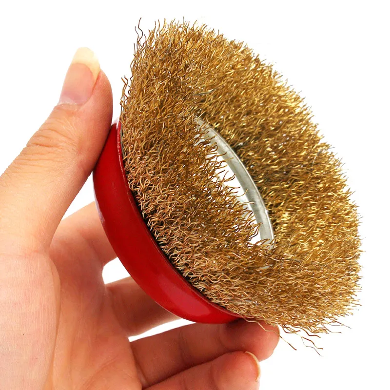 4 шт. шлифовальные проволочная щетка удаления ржавчины металла полировочное