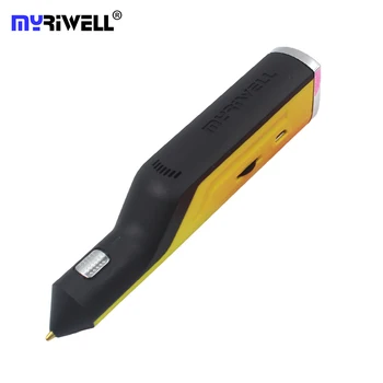 

Myriwell DIY 3D Pen/Hot Melt Glue Gun,USB Charging 3D Printing Pen+6color Glue stick Creative Toy Gift For Kids Design