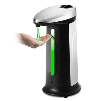 

400ML Smart Sensor Soap Dispenser NonContact Automatic Dispenser Battery Powered Kitchen Bathroom Sanitizer Bottle