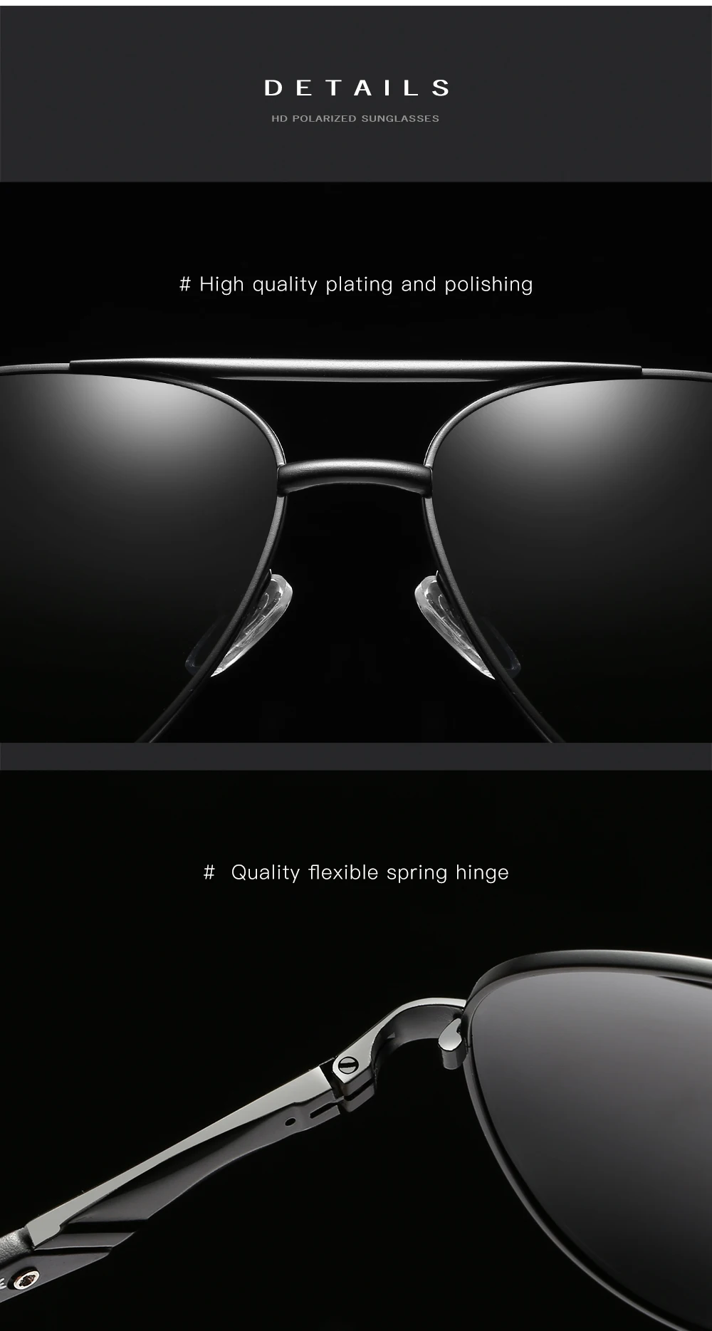 Классические поляроидные солнцезащитные очки Для мужчин Брендовая Дизайнерская обувь оттенки пилот вождения солнцезащитные очки, зеркальные авиационные защитные очки UV400 Oculos De Sol masculino