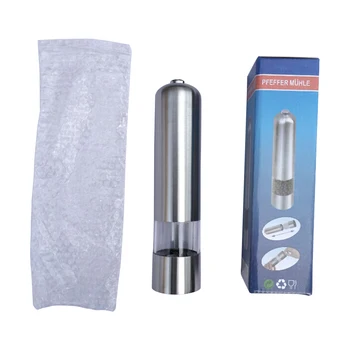 

Electric Salt and Pepper Grinder Battery Operated Spice Mills Light Pepper Grinder