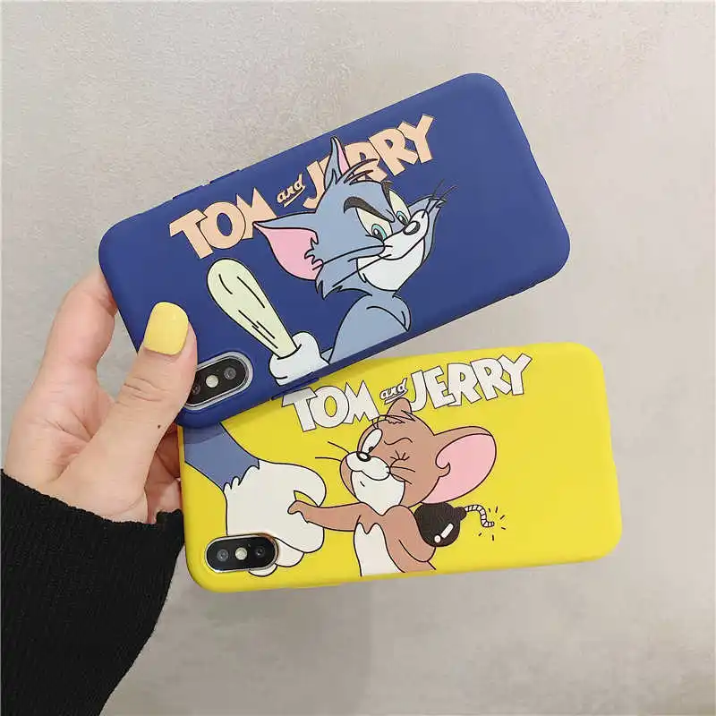 

Cartoon Cute Cat Mouse Soft Case For OPPO F9 F5 R17 K1 K3 A83 A3 A5 A7 A77 Reno A9 F11 A37 A57 A39 A59 A73 R9 R9S R11 R11S Plus