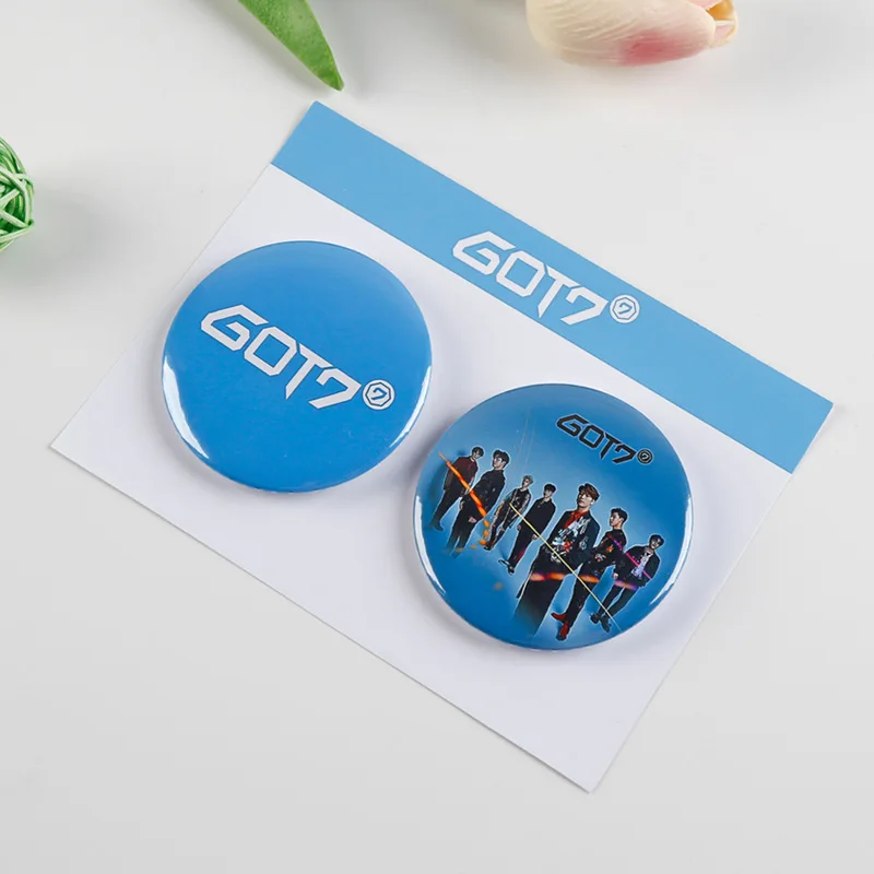 Got7 альбом Lullayb значки нагрудные булавки мешочек для брошек аксессуары BAMBAM S. COUPS JINYOUNG Mark YoungJae Jackson