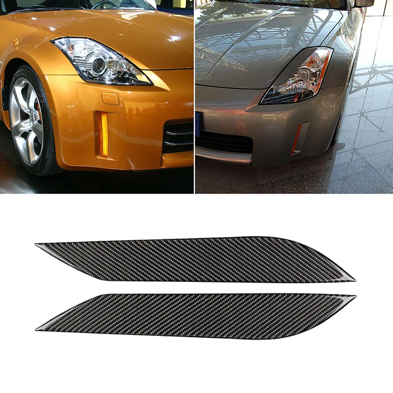 Декоративные фары Накладка из углеродного волокна для Nissan 350Z 2003-2008 FAIRLADY
