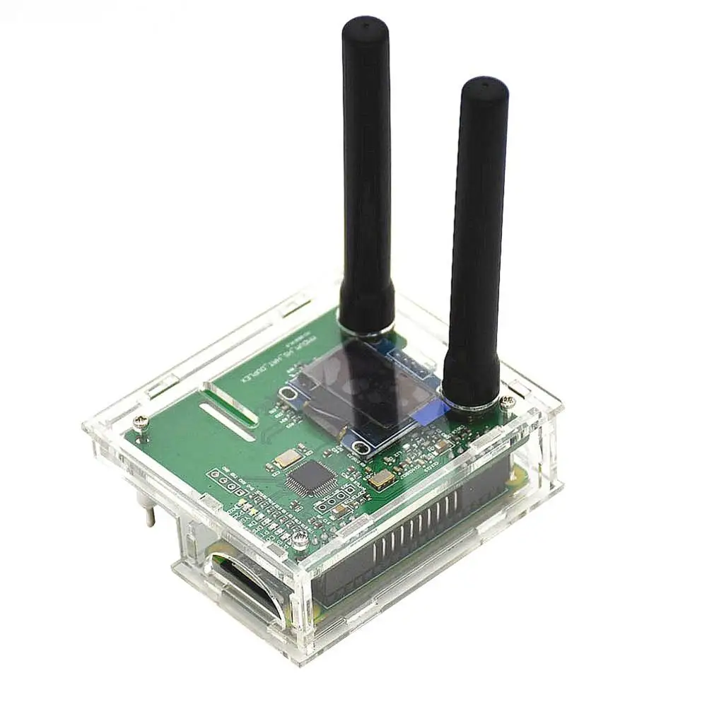 Дуплексная Поддержка точки доступа MMDVM P25 DMR YSF Zero+ 2 шт антенна+ oled-экран+ чехол Exclouse
