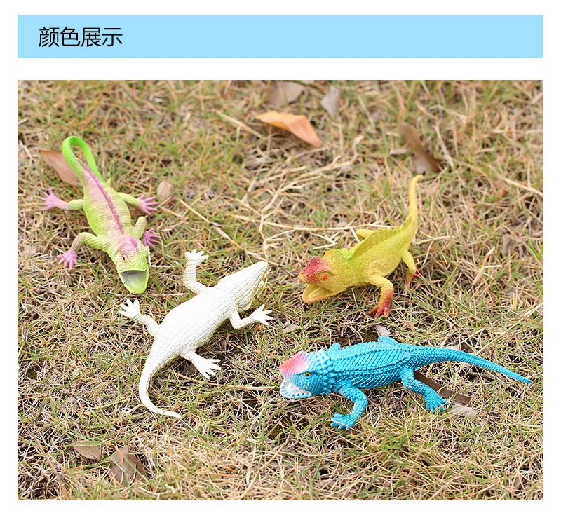 Halloween Children Model Lizard Crocodile Mixed Toy Model Scary Trick Animal Model Whole Person Product