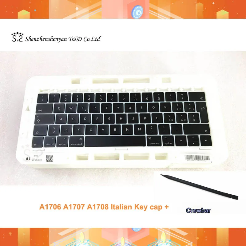Оригинальная клавиатура для Macbook Pro Retina 13 3 дюйма 15 дюймов A1706 A1707 A1708 итальянская