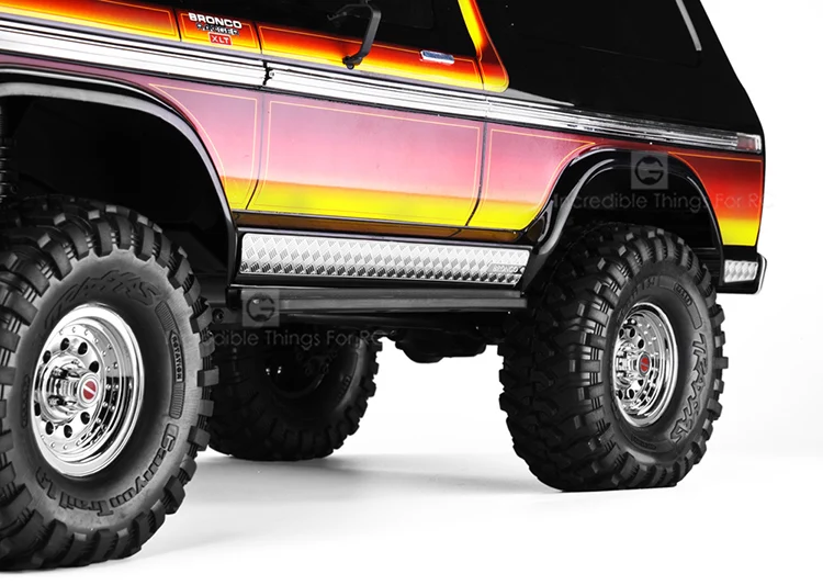 RC Metal Trx4 Hood Engine Cooling Grill Cover for Traxxas TRX4 Ford Bronco RC Car