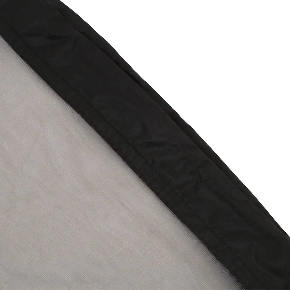 Путешествия Кемпинг Спорт Сверхлегкий сетки Drawstring сумка для хранения инструмент черный XXL