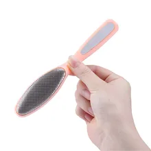 1 шт. Профессиональный педикюрный пилочка для ног с трещинами кожи, удалитель мозолей, двухсторонний жесткий инструмент для ухода за мертвыми ногами, скраб для массажа