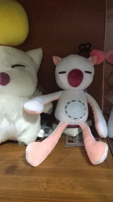 " аниме Final Fantasy плюшевые игрушки куклы XIV FF14 Moogle брелок мультфильм кулон брелок косплей куклы PP хлопок игрушки подарок