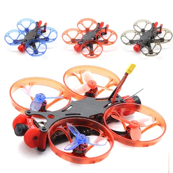 

Indoor Mini Brushless X95 Racing Quadcopter Drone Carbon Fiber Racke 2 inch Small Four-axis with Paddle Protection Ring