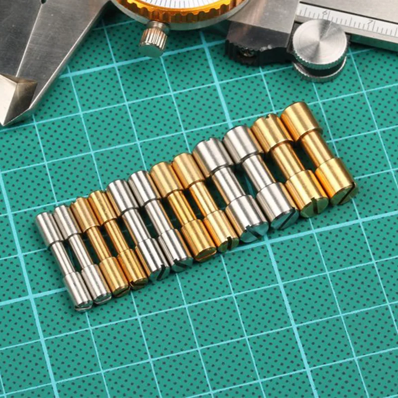 4 шт. латунь/Нержавеющая сталь Diy нож с потайной головкой заклепки винт поперек