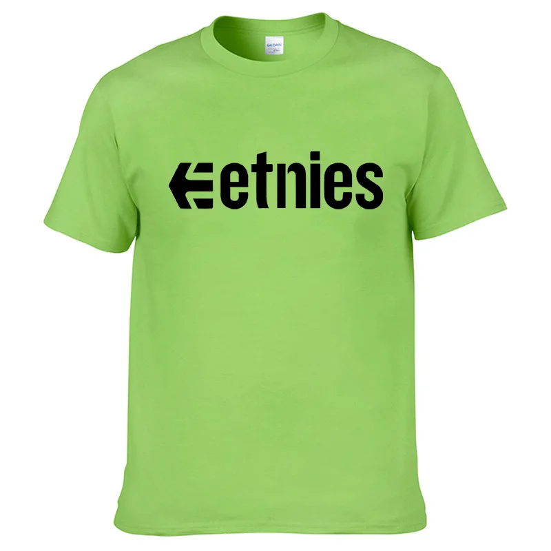 17 Новинка Etnies Футболка мужская черно-белая хлопковая модная футболка Летняя уличная футболка для скейтборда уличная футболка для мальчиков - Цвет: 17