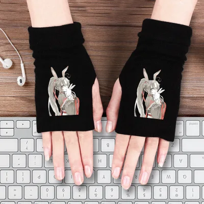 2-2 Grandmaster of Demonic Cultivation Gloves Lan Wangji Wei Wuxian Scarf Demon Slayer Tanjirou Nezuko Cartoon Anime Mouth Muffle - Цвет: 2-2