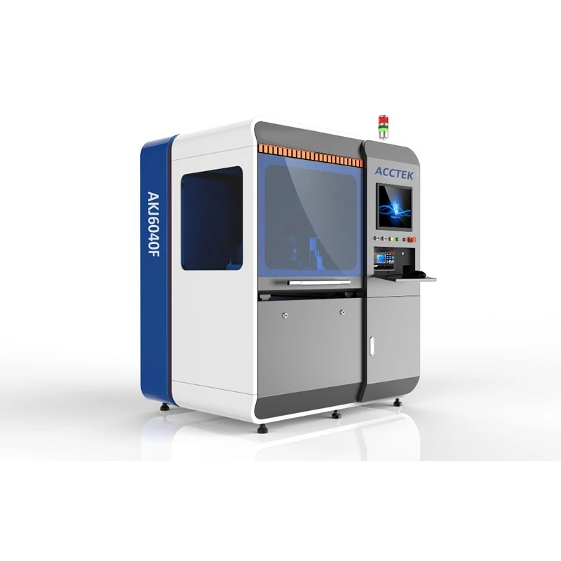 

China Jinan AccTek fiber incising machinery 6040 with metal cover