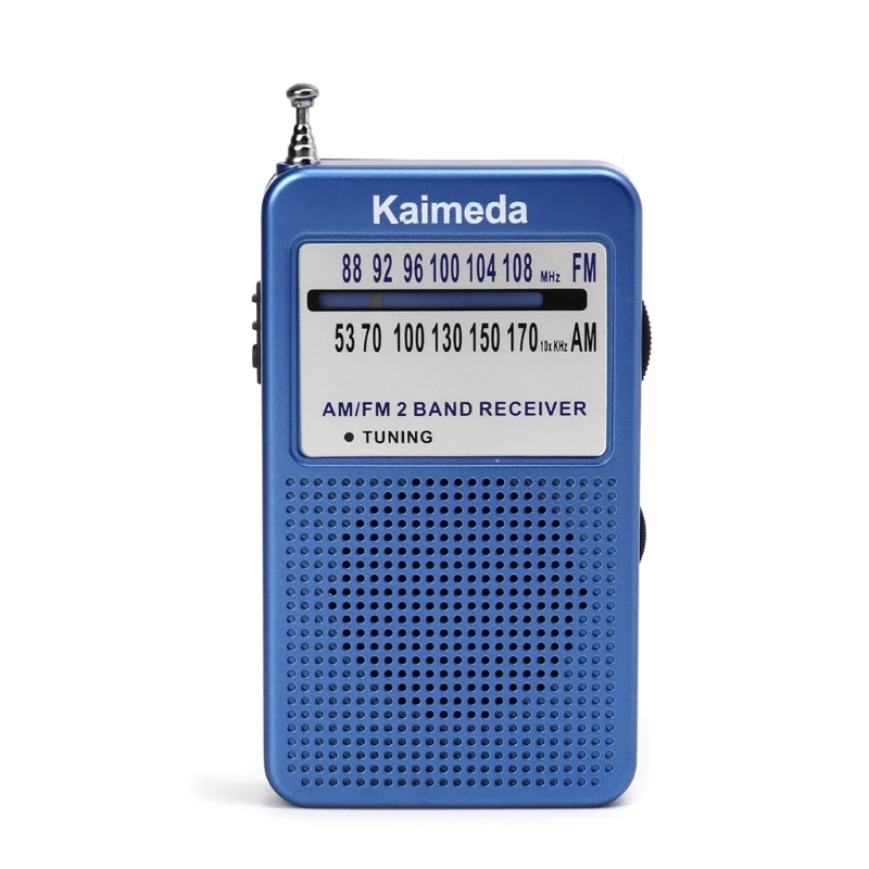 Портативный AM/FM 2 диапазона Цифровой Дисплей карманный радиоприемник с поддержкой стерео режим 77UA