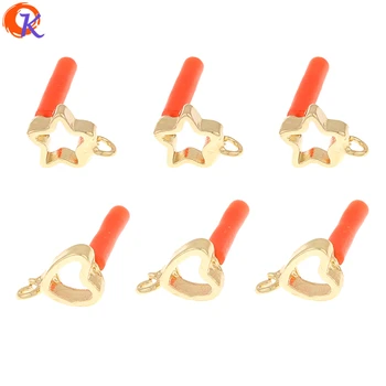 

Cordial Design 100Pcs 7*10MM Jewelry Accessories/Earrings Stud/Star Heart Shape/Hand Made/Earring Findings/DIY Jewelry Making