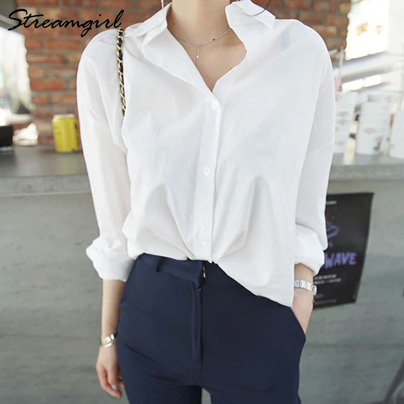 White loose shirt Clearance