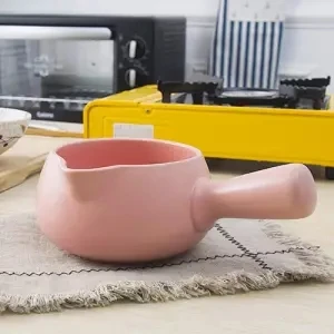 Керамическая кастрюля для супа, детское питание, добавка для кипячения молока, эмалированный горшок, лапша быстрого приготовления, маленький молочный горшок, паста, рисовая лапша, вареный сахар - Цвет: 800 ml