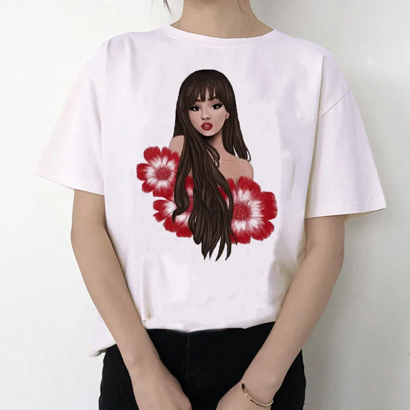 Ариана Гранде футболка женская мода Harajuku топы хип хоп короткий рукав Футболка женская