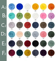100M Solid Tufting Yarn 8 Strands 5mm Yarn For Rug Cotton Yarn For Tufting Gun 69Color Cotton Knitting Yarn 2