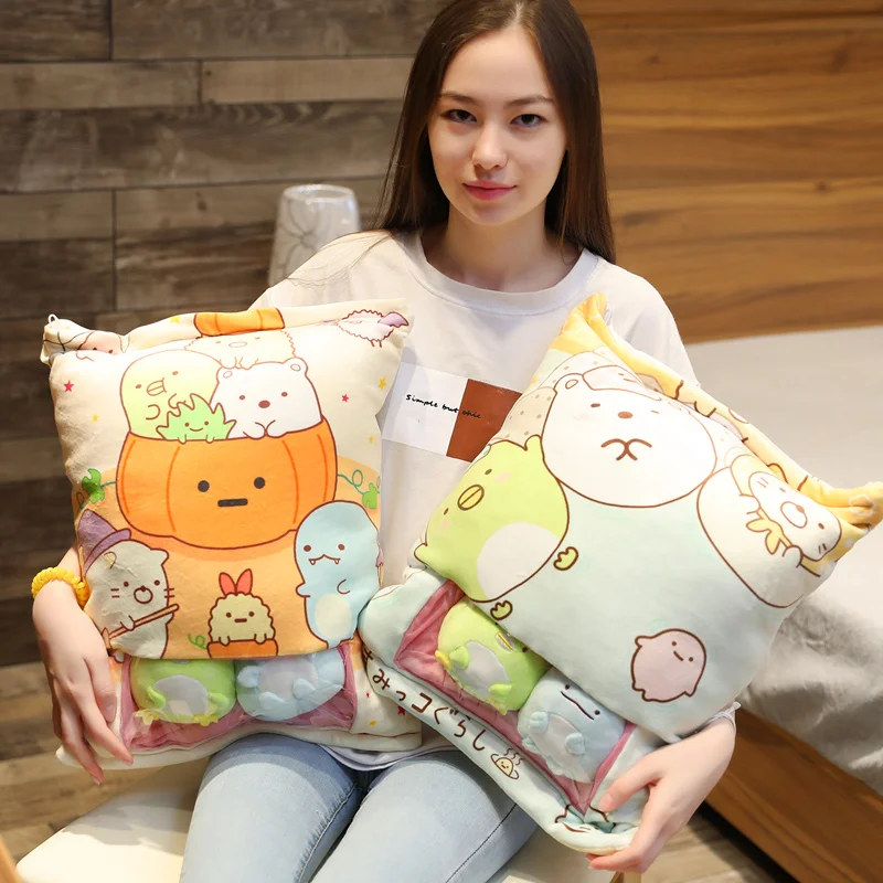 Candice guo, плюшевая игрушка, плюшевая кукла, мультяшная подушка, одна сумка, милая, Sumikko, гураши, уголок, биологическая подушка, подушка, посылка, подарок, 1 шт