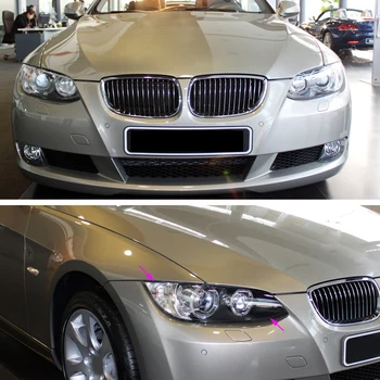 

2Pcs ABS Headlight Headlamp Lens Cover Shell 63117182508 63117182507 63117182509 63117182510 Fit for BMW E92 E93