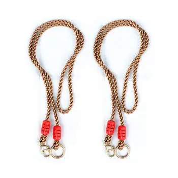 

2 Pcs Outdoor Swings Hammock Swing Prolong Ropes Length Adjustable Express Setup Extension Cord for Playground Set Accessories