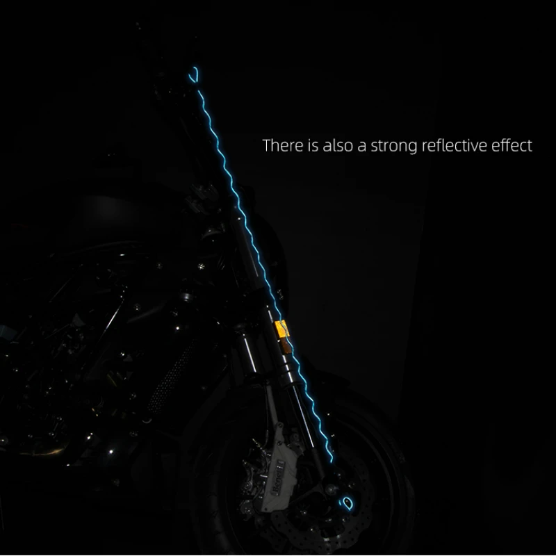 Дух зверя предупреждающая веревка для Kawasaki Yamaha Honda Suzuki Benelli Harley Kawasaki мотоциклетная универсальная Светоотражающая пружинная веревка