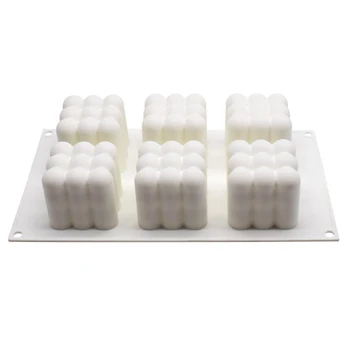 

1 Piece Cake Mold Magic Ball Multilateral Ball Mousse Mold DIY French Dessert Baking Utensils Silicone Cake Mold Cake Tool
