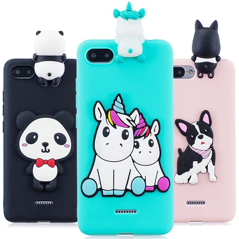 Чехол для Xiaomi Redmi 6A чехол Xiomi 7A 5A 4X чехлы Мультяшные 3D куклы игрушки мягкие