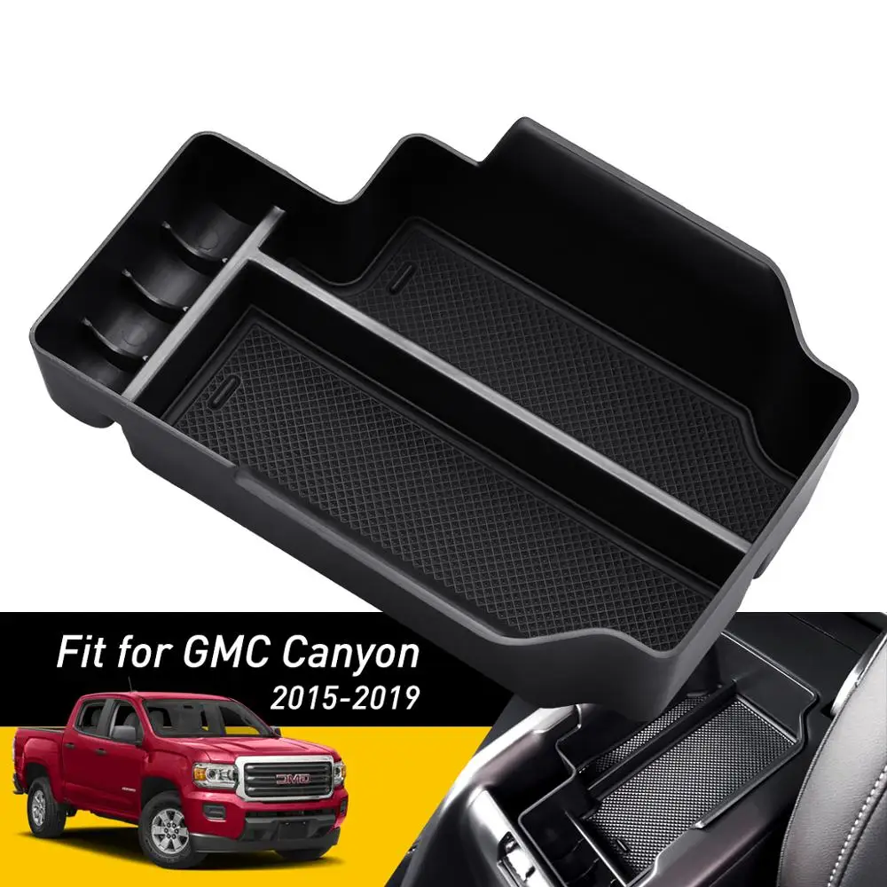 Armrest Box Secondary Storage for Chevrolet Colorado LT Z71 ZR2 GMC Canyon SLE SLT All-Terrain Denali 2015-2019 2016 Accessories |