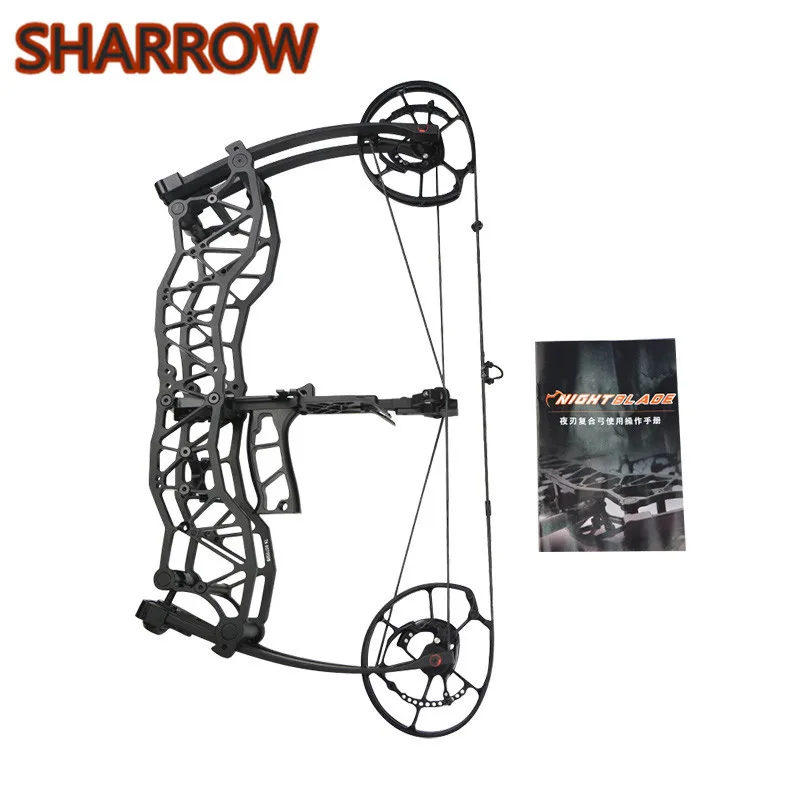 

1Pc 40-60Lbs Shooting Fish Beast Arrow 310FPS RH Archery Steel Ball 370FPS Triangle Pulley Dual Purpose Compound Bow Slingshot