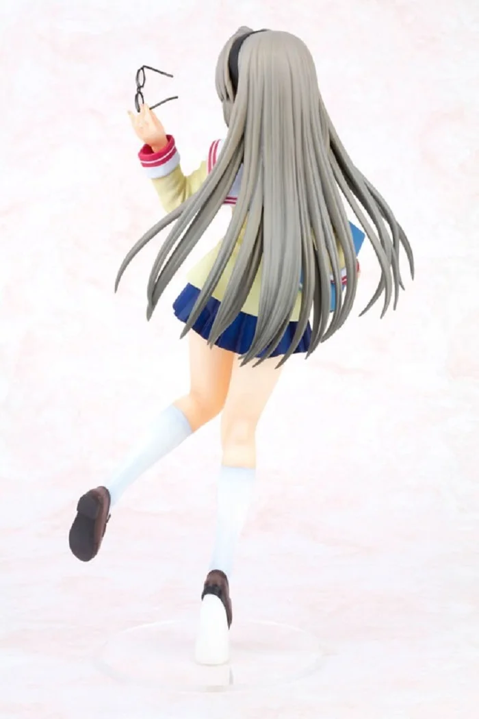 Clannad Sakagami Tomoyo фигурка замечательная жизнь Япония Аниме Сексуальная девушка школьная форма Ver ПВХ 25 см Модель Коллекция Подарочная игрушка