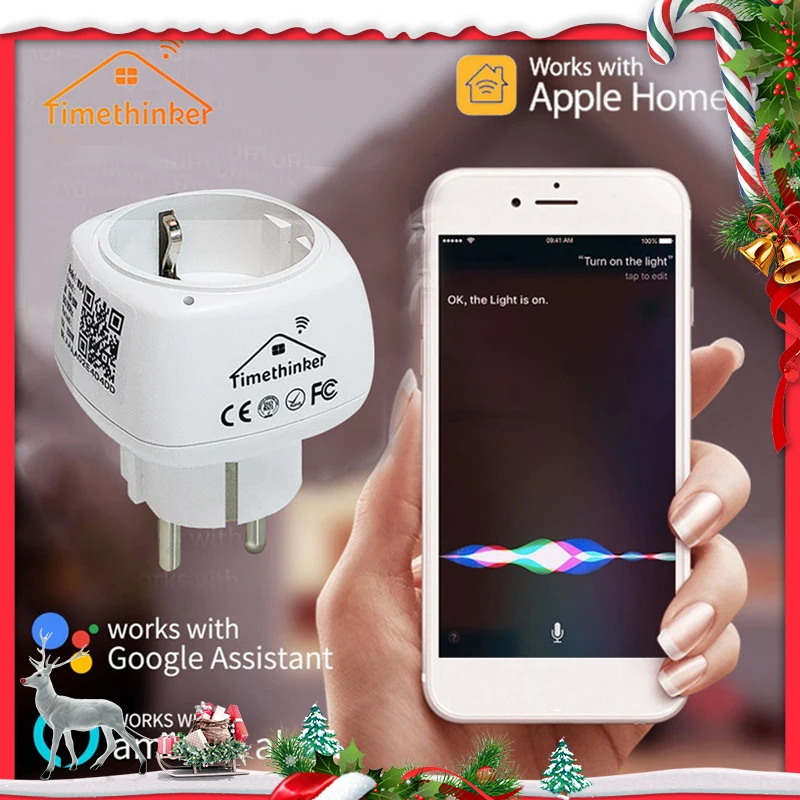 Cena 2.4GHz inteligentne gniazdo wifi dla Apple Homekit usa ue inteligentna wtyczka dla Alexa Google Home Siri sterowanie głosem nie ma potrzeby Hub