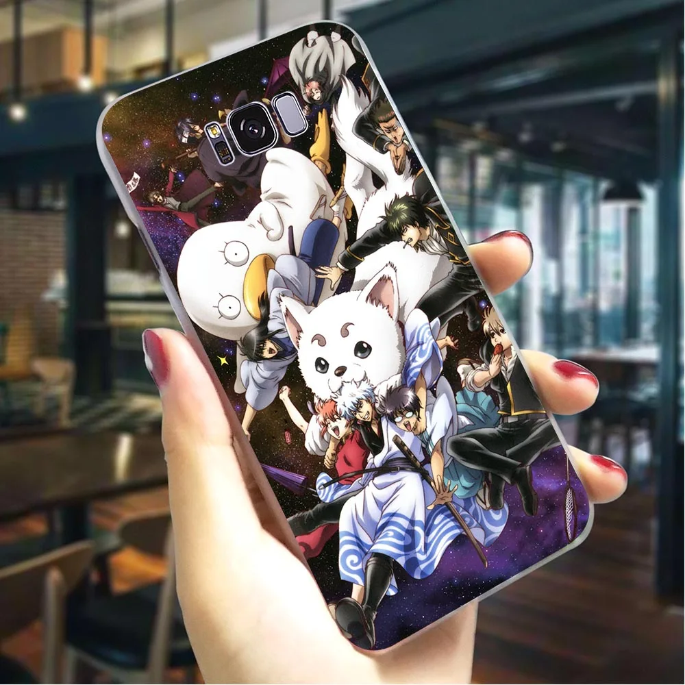 Чехол для телефона Samsung S10 Plus Anime Gintama Note 8 9 M10/M20/M30 Galaxy S6/S7 Edge S8/S9/S10 S10e жесткий